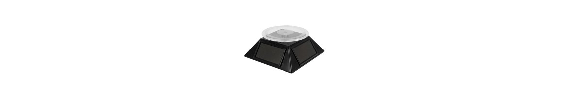 Solar Powered Rotating Display Plate - Low Light