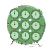 Qiyi Magnetic Clock - 2025 Green Limited Edition